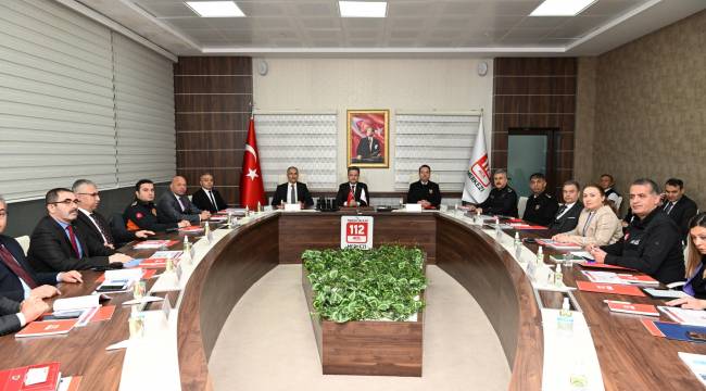 112 Acil Çağrı Merkezi İl Koordinasyon Kurulu Toplantısı Yapıldı