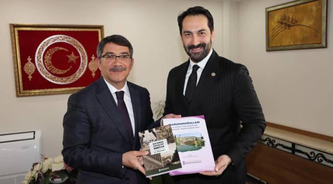 ARINÇ'TAN BAŞKAN ÇELİK'E VEDA ZİYARETİ
