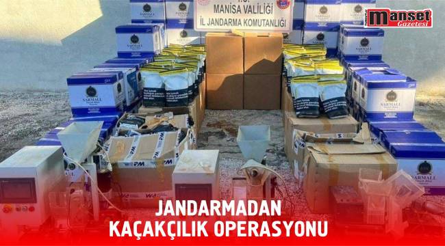 Jandarmadan Kaçakçılık Operasyonu