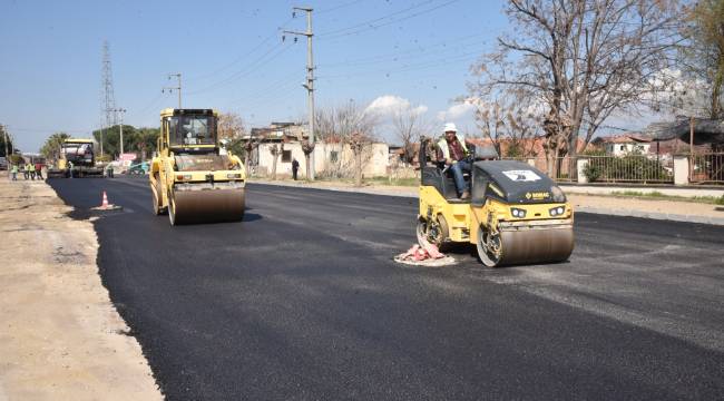 Manisa İl Genelinde Asfaltlama Çalışmaları Devam Ediyor