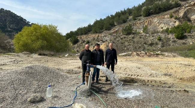 Taşkuyucak’ın Yeni Sondajında Su Verimi 10 Litre