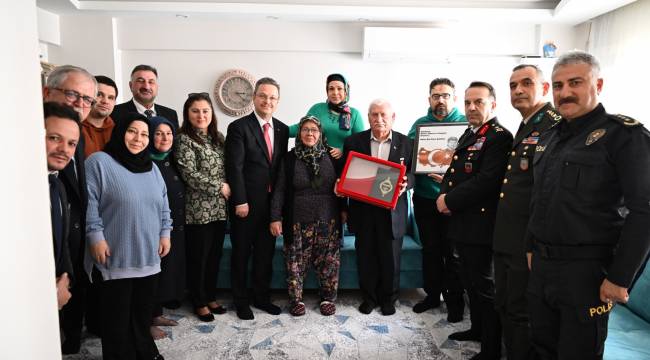 Vali Ünlü’den Şehit Ailesine Ziyaret
