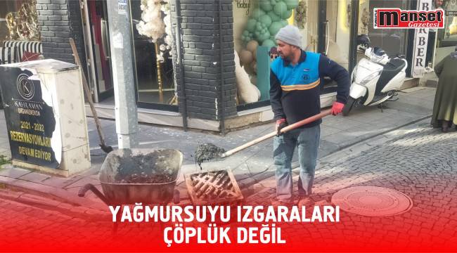 Yağmursuyu Izgaraları Çöplük Değil