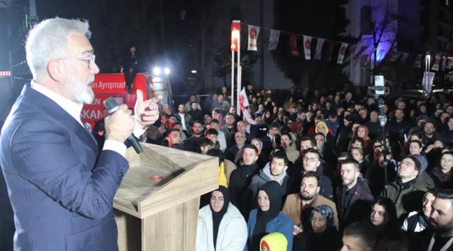 YENİŞEHİRLİOĞLU, YUNUS OĞAN’IN MİTİNGİNDE TURGUTLU’YA MÜJDEYİ VERDİ