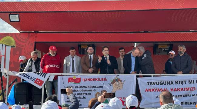 ZAFER PARTİSİ GREVE DESTEK VERDİ