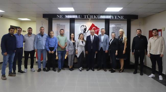 CHP Turgutlu İlçe Başkanlığı’ndan Başkan Akın’a Hayırlı Olsun Ziyareti