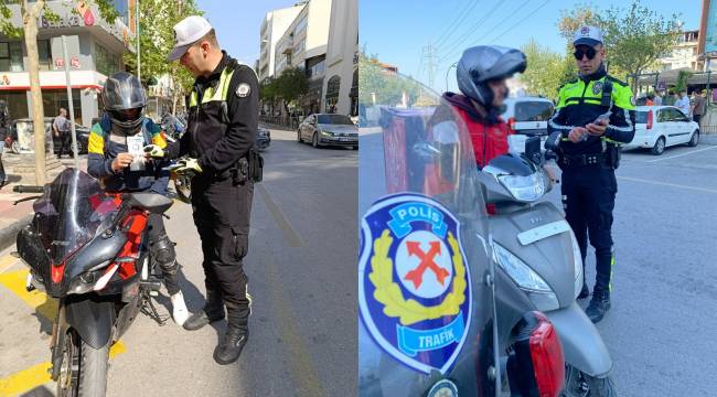 Motokuryelere Trafik Konularında Eğitim Verildi