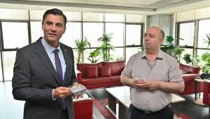 ‘Şehzade Tatlısı’nın Mucidi Aşçı Murat Karapaça’dan Başkan Zeyrek’e Ziyaret