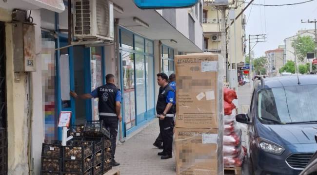 Turgutlu Belediye Zabıtasından Seyyar ve İşgal Denetimi