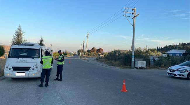 Turgutlu’da Jandarma’dan Trafik Denetimi