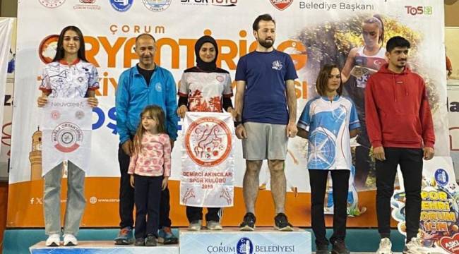 Oryantiring Türkiye Şampiyonası'nda Manisa Rüzgarı