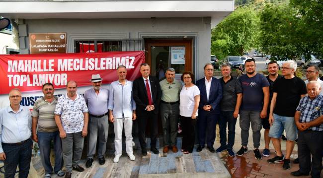 YUNUSEMRE’DE MAHALLE MECLİSLERİ KURULUYOR