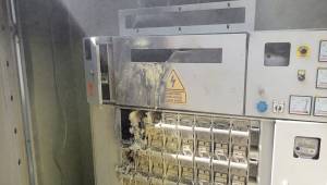 Turgutlu’da Elektrik Trafosu Yandı