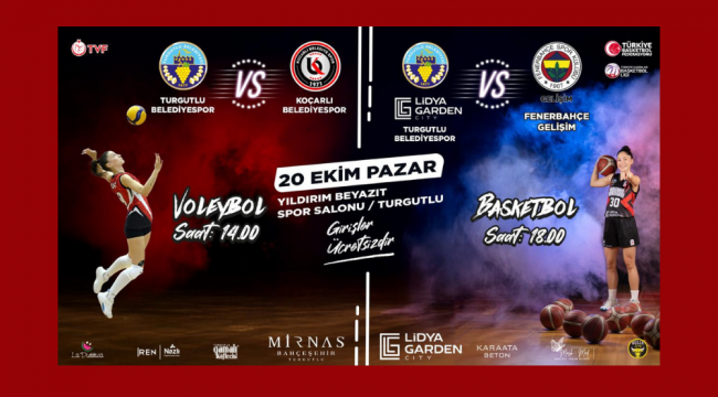 Turgutlu Belediyespor’da Maç Heyecanı Yıldırım Beyazıt Spor Salonu’nda Yaşanacak