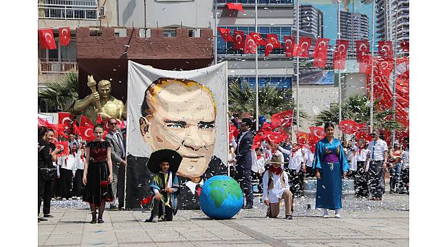 Turgutlu'da 23 Nisan Ulusal Egemenlik ve Çocuk Bayramı Tören ve Şenliklerle Kutlandı