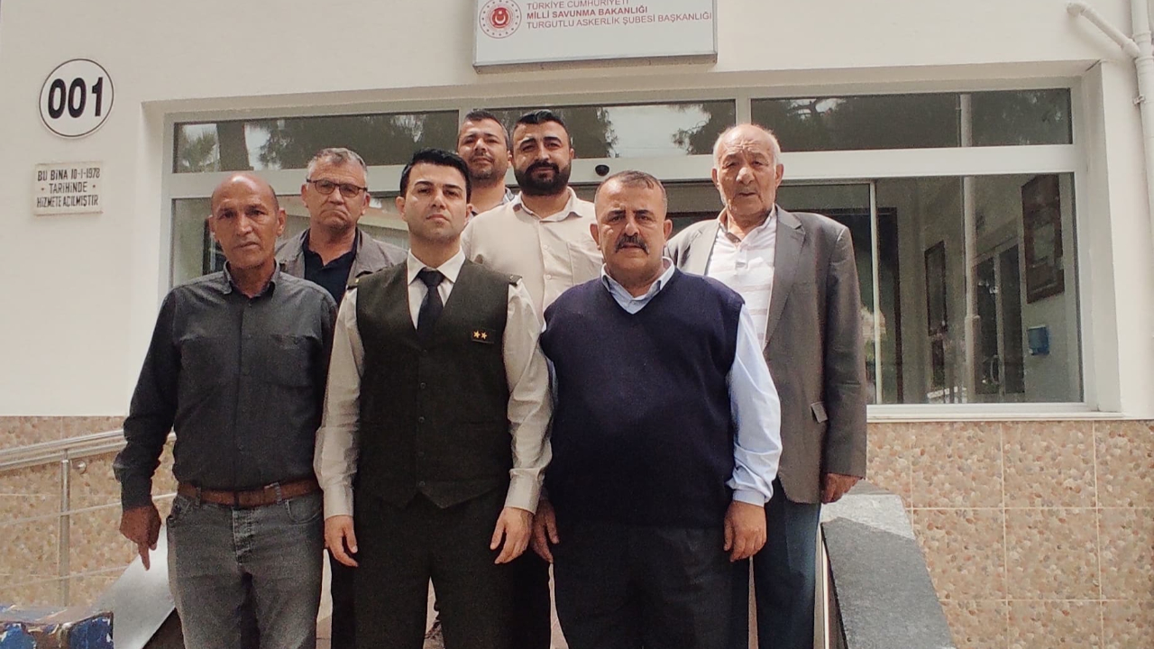Ahmet İlter’den Turgutlu Askerlik Şubesi Başkanı Büyüktolu’ya Taziye Ziyareti