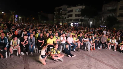 Turgutlu’da EuroLeague Coşkusu: Fenerbahçe’nin Zaferi Dev Ekranda izlendi