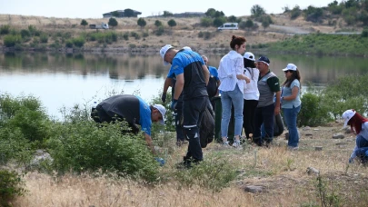 500 gönüllü Bağ Yolu Gölet temizliğinde buluştu