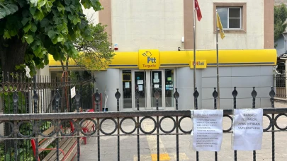 Turgutlu Merkez PTT Şubesi Geçici Olarak Hizmete Kapatıldı