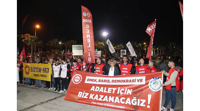 Turgutlu'da 1 Mayıs Yürüyüşü
