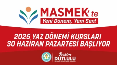 MASMEK’te Yaz Dönemi Kursları Başlıyor