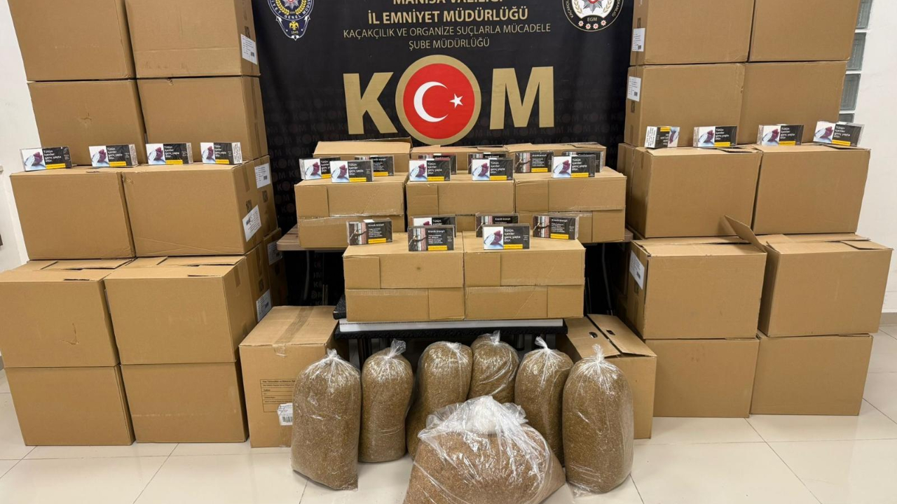 Manisa ve Turgutlu'da Kaçakçılara Büyük Darbe