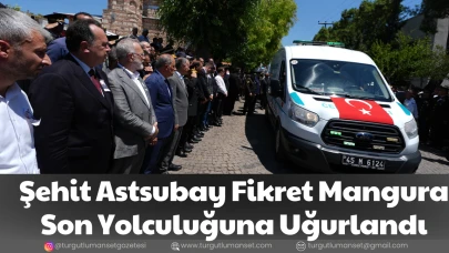 Şehit Astsubay Fikret Mangura Son Yolculuğuna Uğurlandı