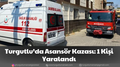 Turgutlu’da Asansör Kazası: 1 Kişi Yaralandı