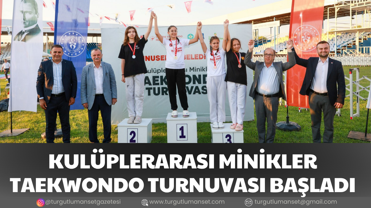 KULÜPLERARASI MİNİKLER TAEKWONDO TURNUVASI BAŞLADI
