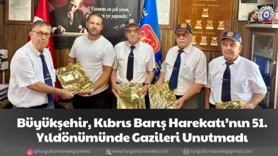 Büyükşehir, Kıbrıs Barış Harekatı’nın 51. Yıldönümünde Gazileri Unutmadı