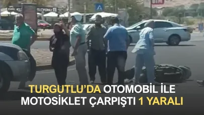 Turgutlu'da kaza 1 yaralı