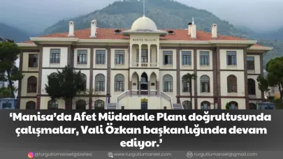 Manisa’da 6.1 büyüklüğündeki deprem sonrası Afet Müdahale Planı kapsamında çalışmalar sürüyor.
