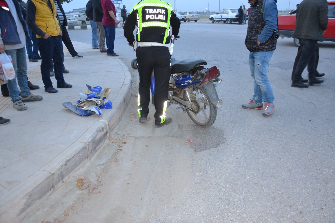 Motosiklet Kazasında 1 Yaralı
