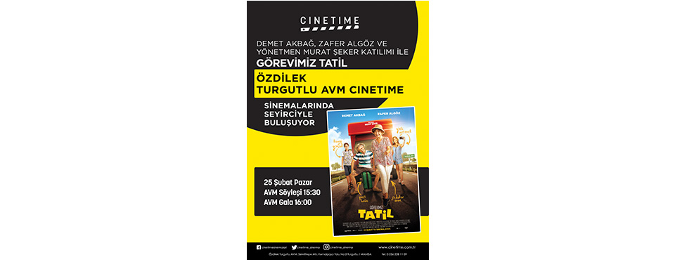 Görevimiz Tatil Filmi Oyuncuları özdilek Turgutlu Avm’de