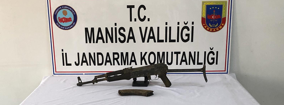 Turgutlu’da Kalaşnikof Yakalandı