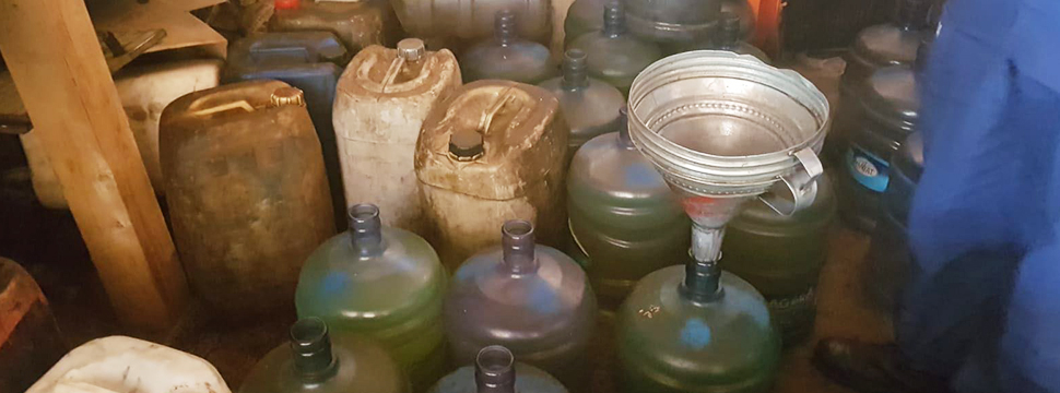 950 Litre Kaçak Yakıt Ele Geçirildi