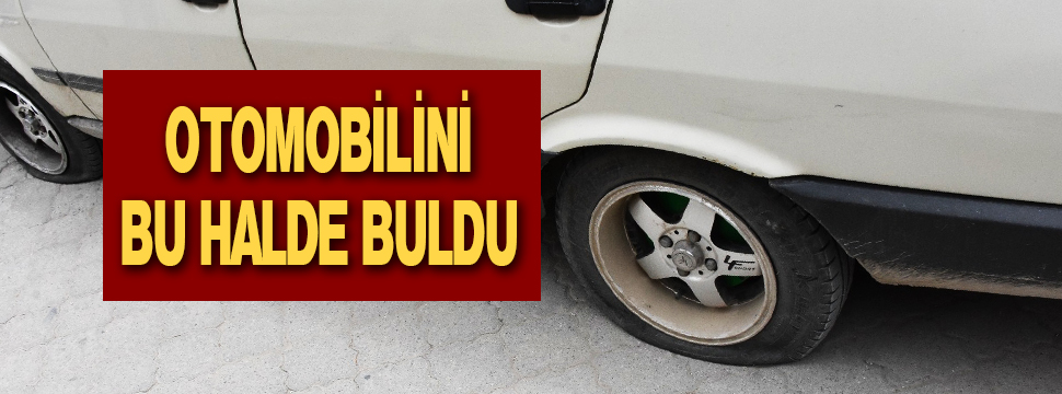 Otomobilini Bu Halde Buldu