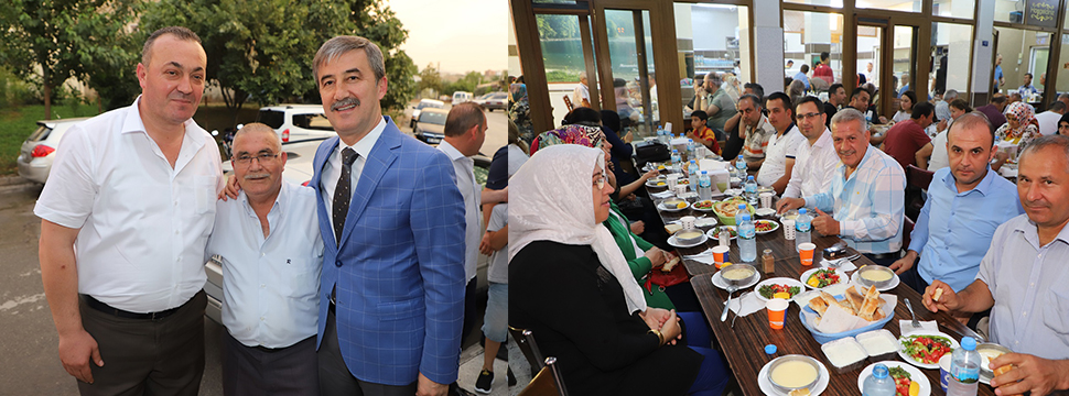 Başkan şirin Kahveci Esnafıyla İftarda Buluştu