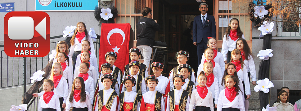 Cumhuriyet çocukları Atasını Böyle Andı