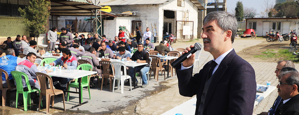 şantiye Personellerinden Ahde Vefa Hayrı