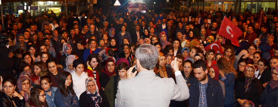 ülkücü Ve Ak Gençlerden Tam Destek