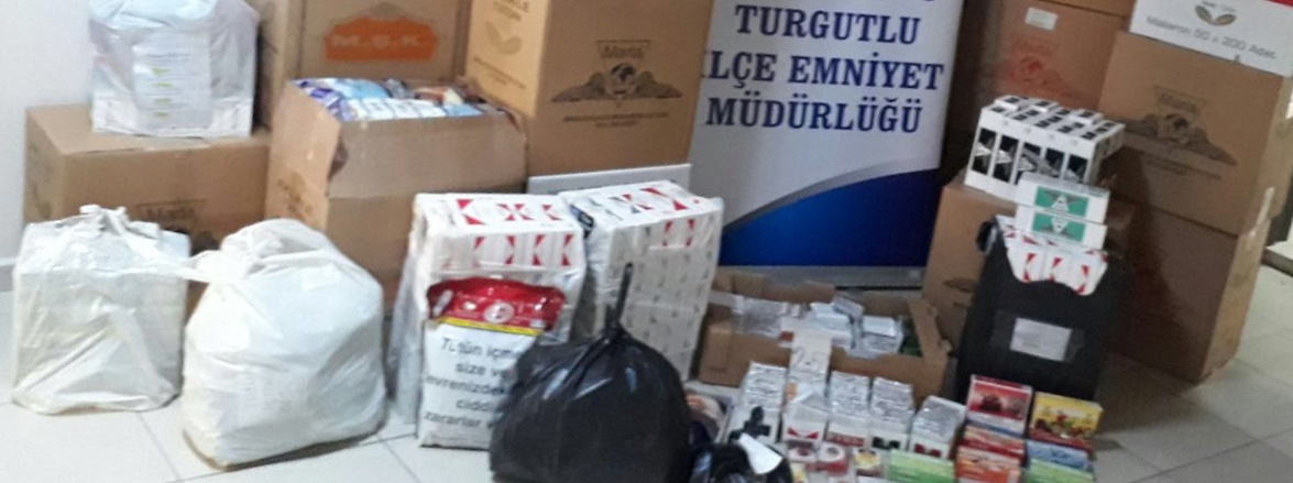 Turgutlu Polisinden Kaçak Sigara Ve Tütün Operasyonu