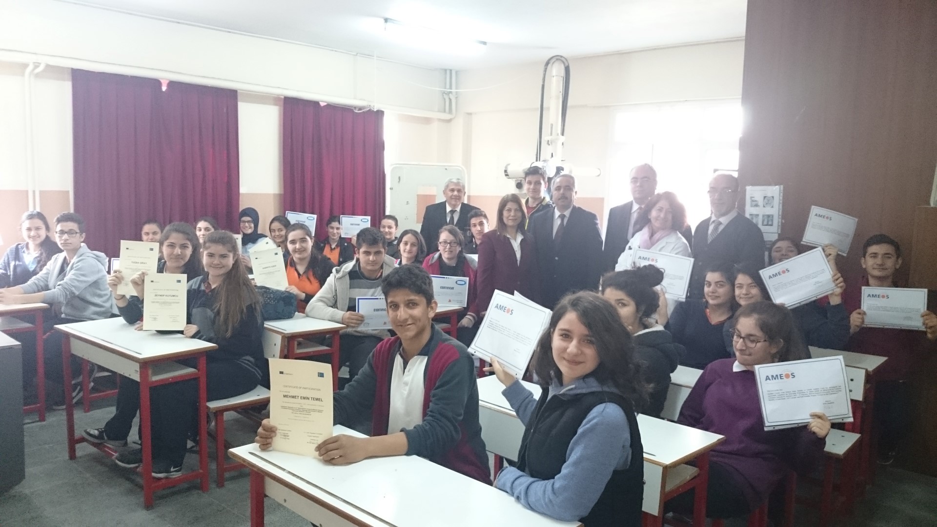 Selman ışılak Sağlık Lisesi Avrupada