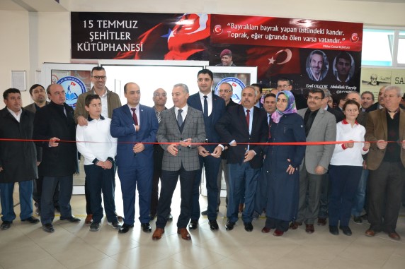 15 Temmuz şehitler Kütüphanesi’nin Açıldı