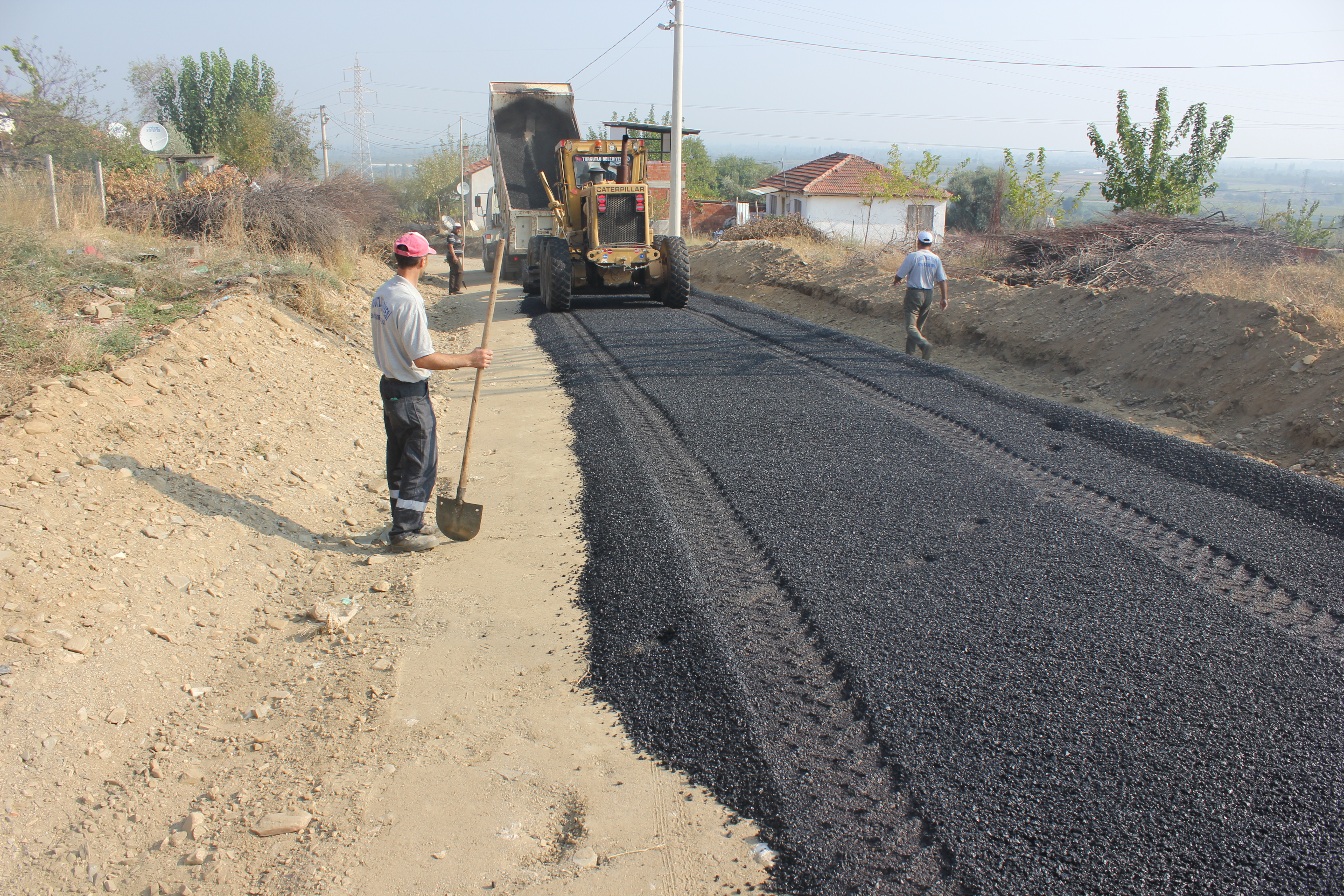 Derbent Toz Topraktan Kurtuluyor