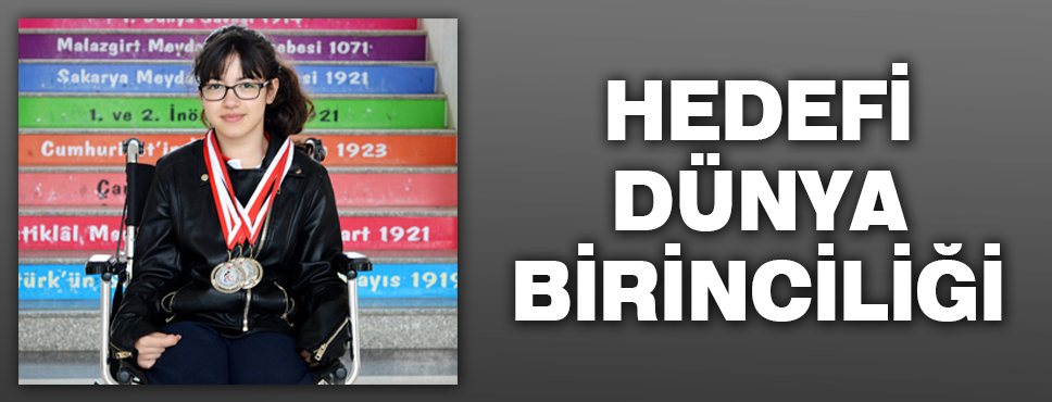 Engelli Yüzücünün Hedefi Dünya Birinciliği
