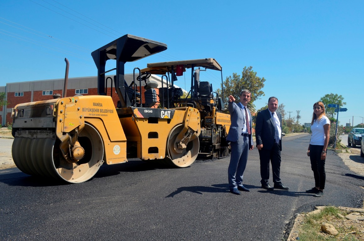 Eski Manisa Yolu Asfaltında Sona Yaklaşıldı