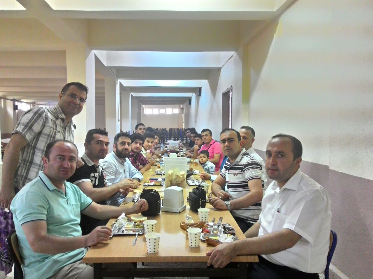 Kursu Bitiren öğrencilere, öğretmenlerden Kahvaltı