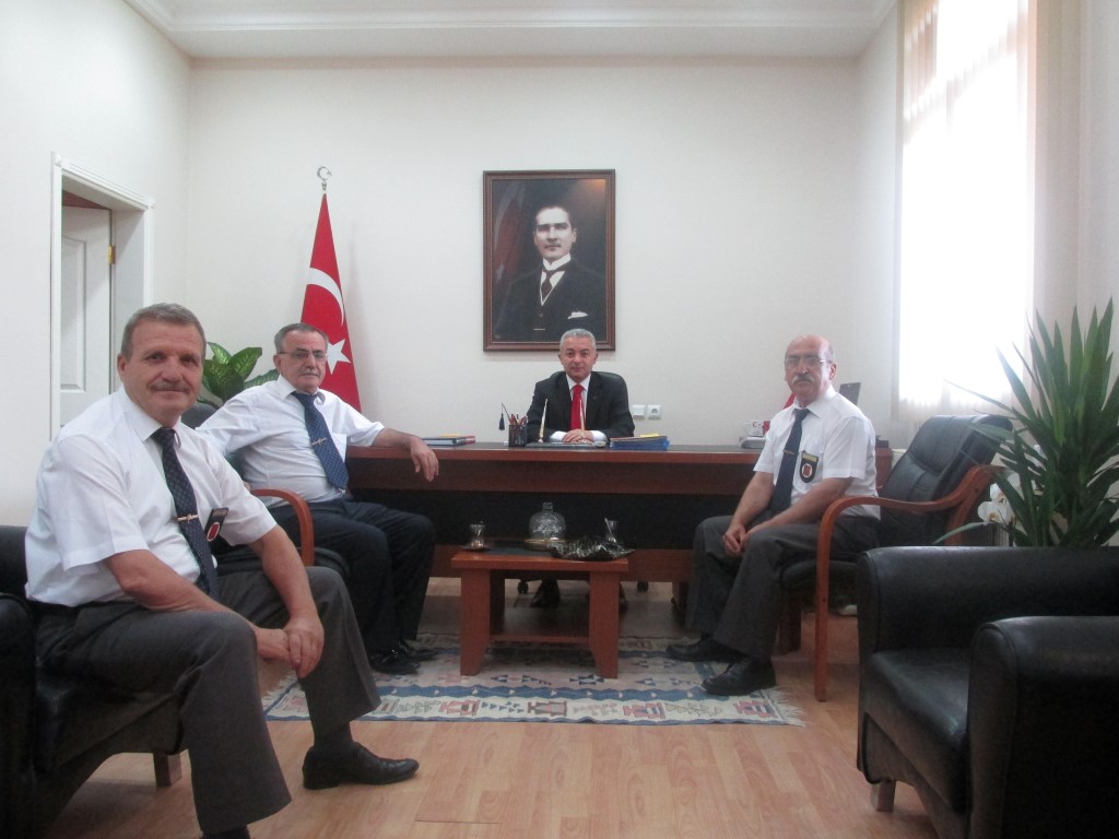 Gaziler'den Kaymakam'a Ziyaret
