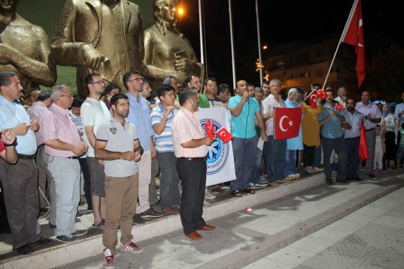 Tusidap'tan Darbe Girişimine Protesto
